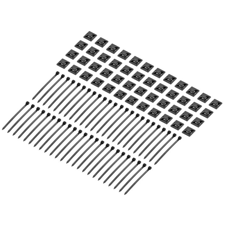 Gator Vertex Cable Tie and Cable Tie Holder 48-Pack