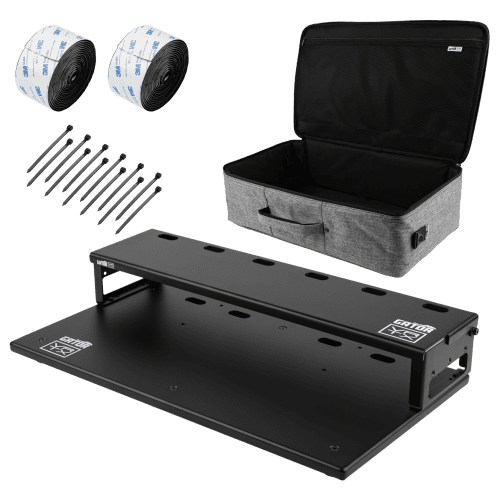   Gator Vertex Tour Compact Pedalboard with Gig Bag and Riser | 23" x 13"