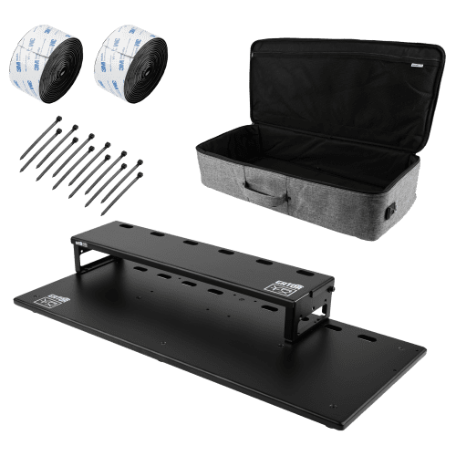 Gator Vertex Tour Elite Pedalboard with Gig Bag and Riser | 31" x 13"